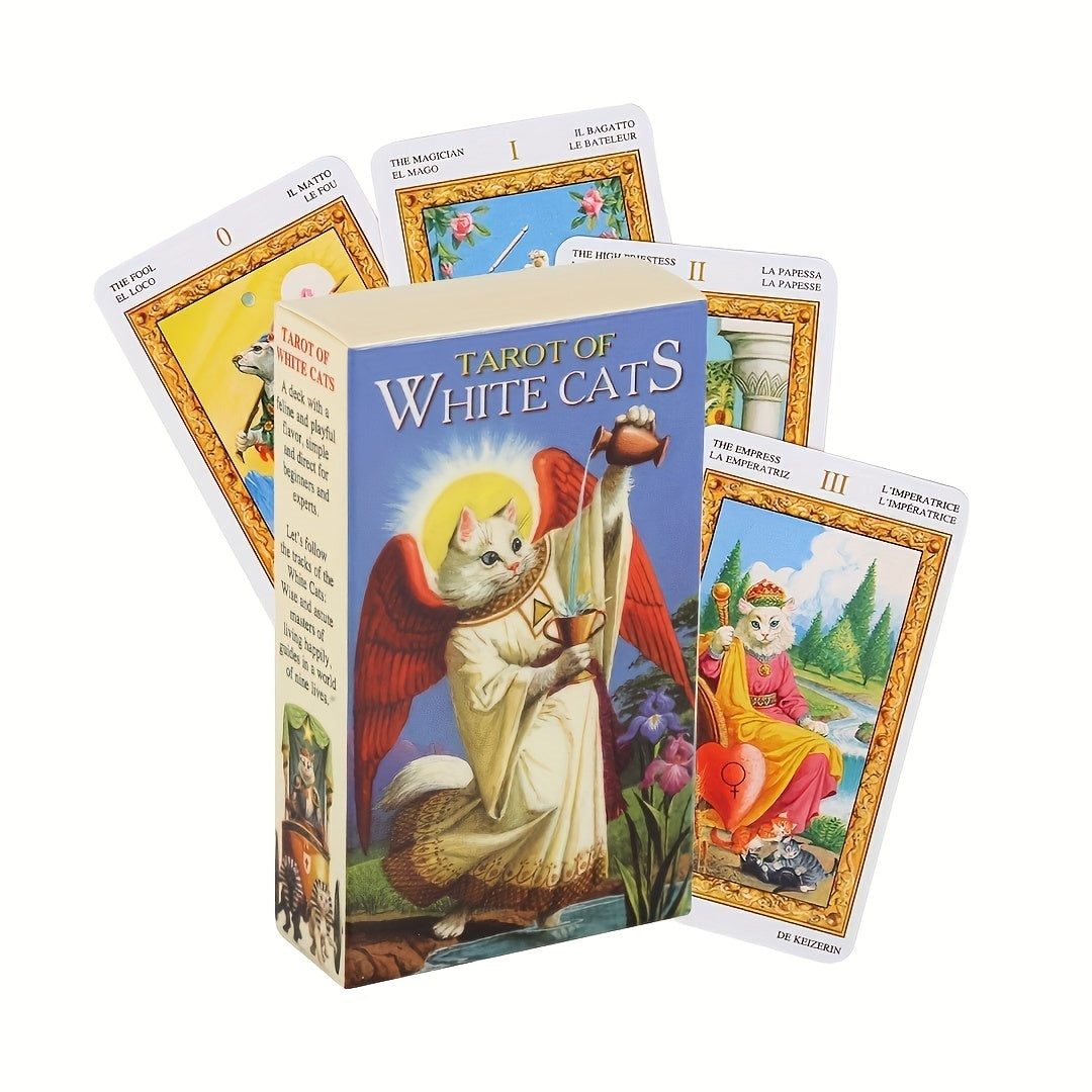 Tarot Of The Cats Fate Tarot Deck Board Games Toy