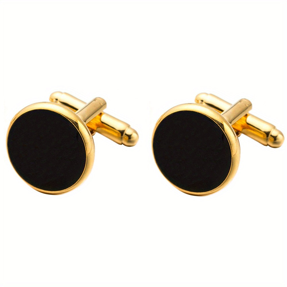 Agate Cufflinks for Men Tuxedo Shirt Business Groom Wedding Gift