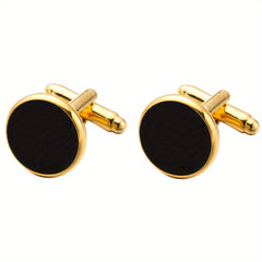 Agate Cufflinks for Men Tuxedo Shirt Business Groom Wedding Gift