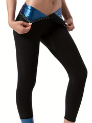 Sauna Sweat Shapewear High Waisted Leggings Pants Thigh Workout Suit