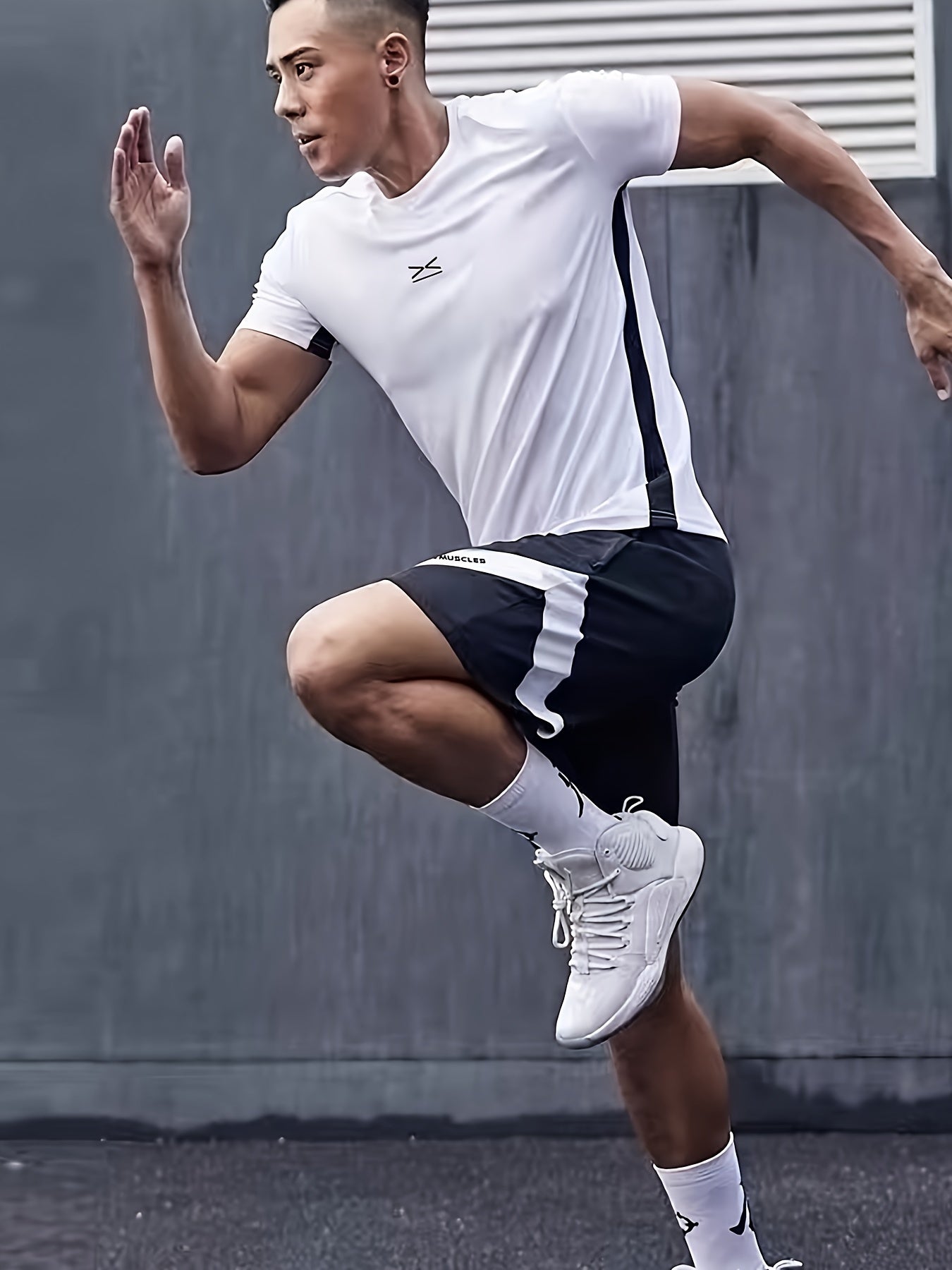 Men's Quick Drying Sports Set: T-shirt & Shorts