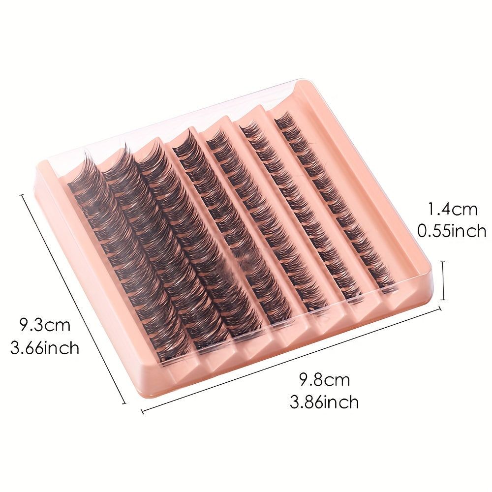 Lash Clusters 96Pcs Individual Cluster Lashes DIY Eyelash Extension