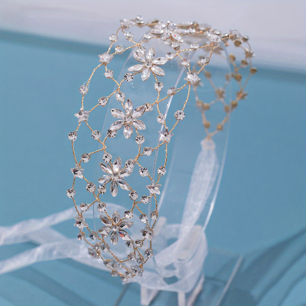 Kids Rhinestone Hair Accessory for Party Dress