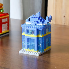 City Street Scene 3D Puzzle Toy w/ Diamond Bricks ABS Material