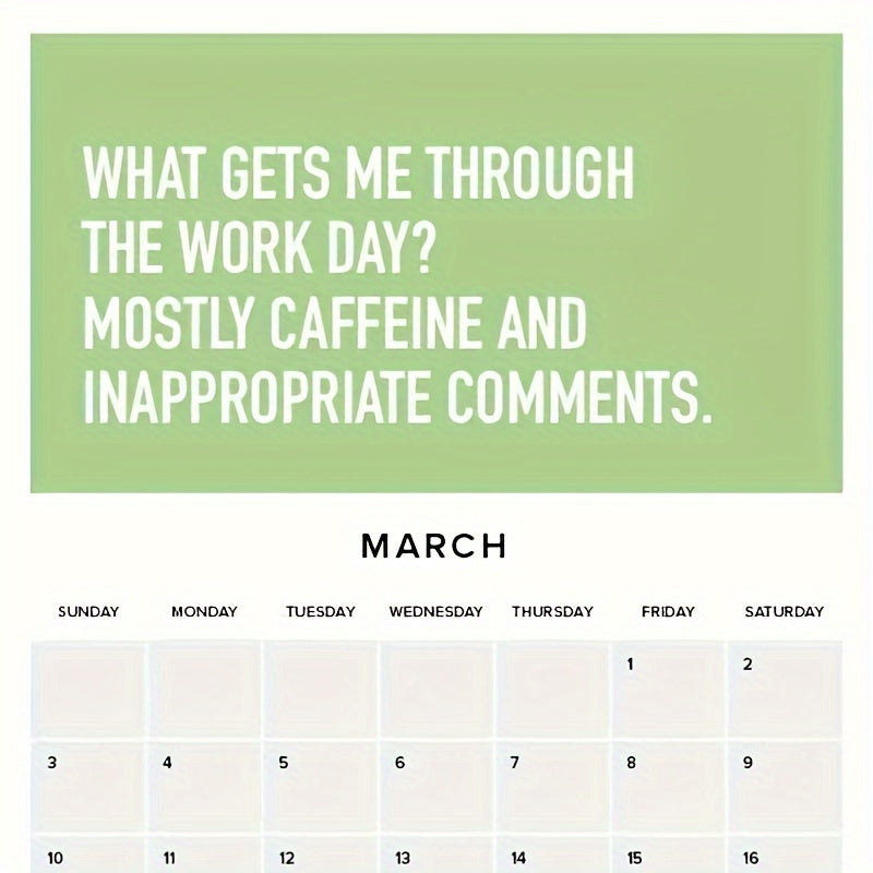 Adulting Is Hard Calendar - Organize Your Life