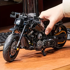 1000 pcs Motorcycle Building Blocks Toy DIY Assembly High Difficulty Model