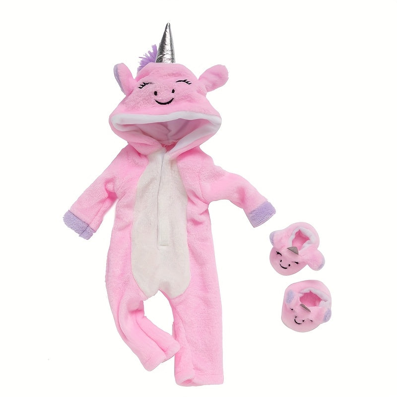 Pink Doll Clothes Set for 18 inch Reborn Baby - Jumpsuit Outfit