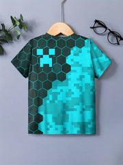 Kids Geo Graphic Street Wear T-shirt - Boys and Girls