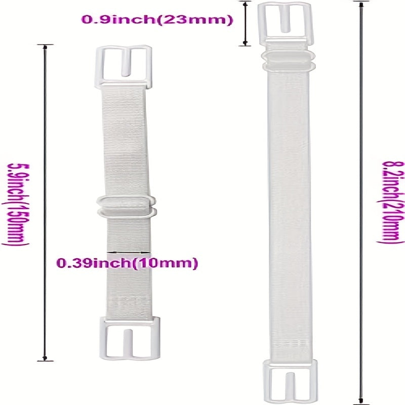 3pcs Invisible Adjustable Bra Shoulder Straps