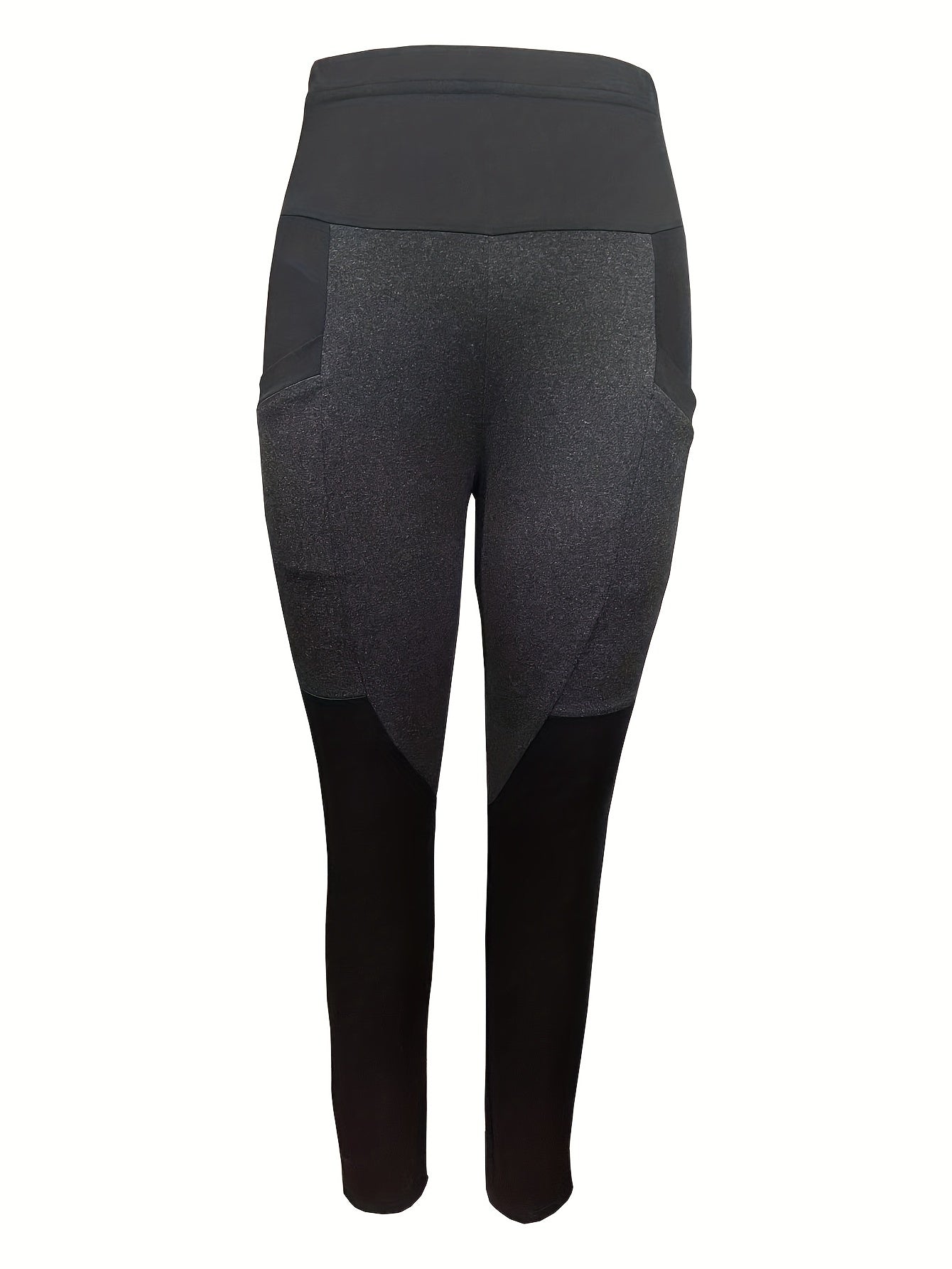 Solid High Waist Leggings Long Length Workout Leggings