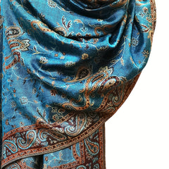 Large Blanket Shawl Jacquard Paisley Prints Tassel Long Scarf Women Warm Wrap