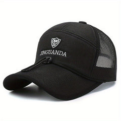 Summer Cotton Linen Men's Baseball Cap Sunscreen Fishing Cap