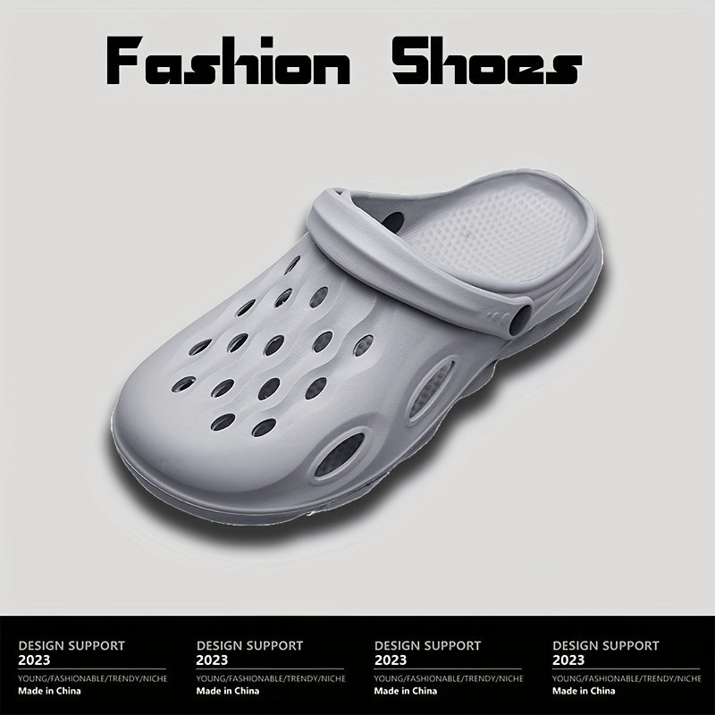 Men's Slip On Clog Sandals Breathable Outdoor Walking Slippers