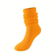 1 Pair Stylish Winter Scrunch Socks for Men Women