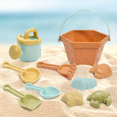 Kids Beach Sand Play Set with Shovels and Buckets - Outdoor Water Toys