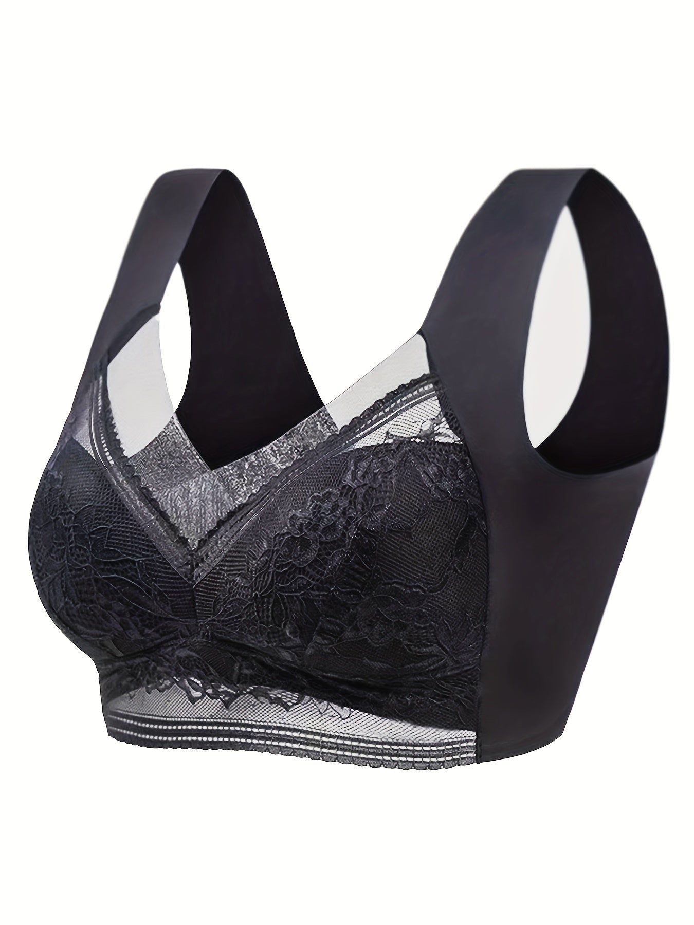 Wireless Lace Bra Full Coverage Lingerie