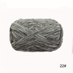 3pcs Chenille Yarn for Knitting Crochet DIY Doll Hat 50g pc