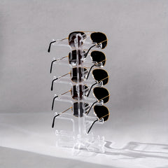 Clear Glasses Display Rack Eyeglasses Sunglasses Storage Stand Holder