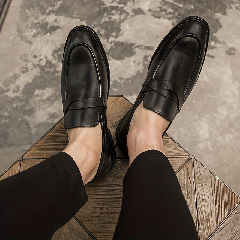 Men's Slip On Formal Shoes Wear resistant Non Slip Shoes For Business