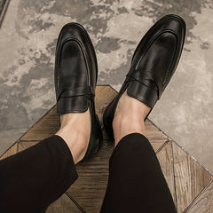 Men's Slip On Formal Shoes Wear resistant Non Slip Shoes For Business