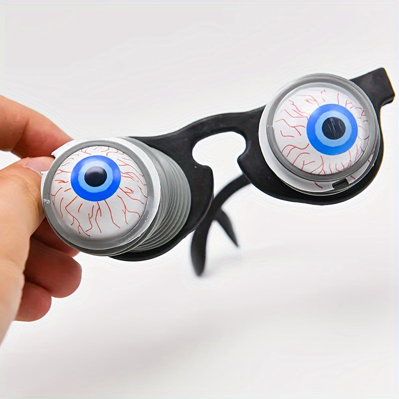 Halloween Funny Spring Glasses Prank Toy