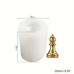 Chess Game Epoxy Resin Mold International Chess Piece Pendant Silicone Mould