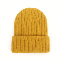 Winter Warm Keeping Beanie Knitted Skiing Hat For Babies