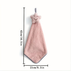 Star Shaped Hand Towel for Bathroom and Kitchen