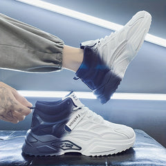 Men's Chunky Lace-up Skate Shoes with Good Grip