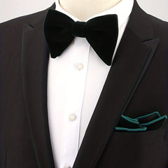 Men's Bow Tie & Pocket Towel Set for Party Holiday Wedding