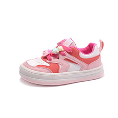 Cartoon Bear Charm Girls Skate Shoes Lightweight Outdoor Sneakers