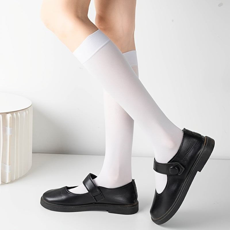 Stretchy Anti Grip Compression Socks Thin Calf Socks Women's Stockings