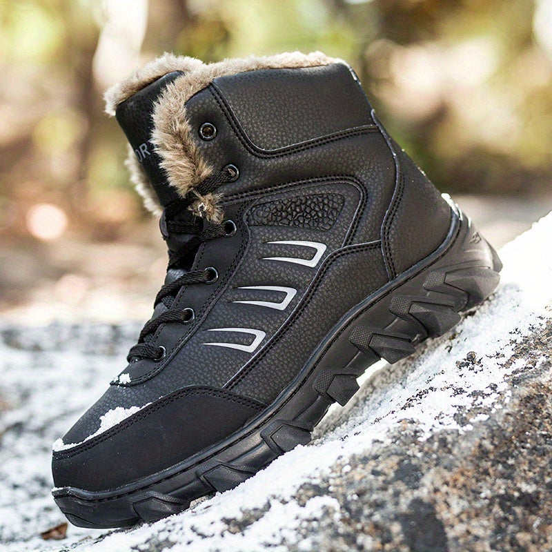Men's Winter Snow Boots Waterproof Insulated Warm Outdoor Ankle Boots