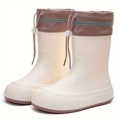 Fashionable Bundle Mouth Rain Boots Women's Short Rain Boots
