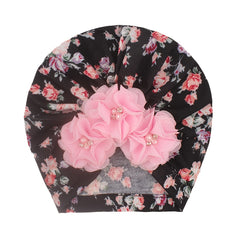 Baby Girl Flower Beads Cap Hair Accessories