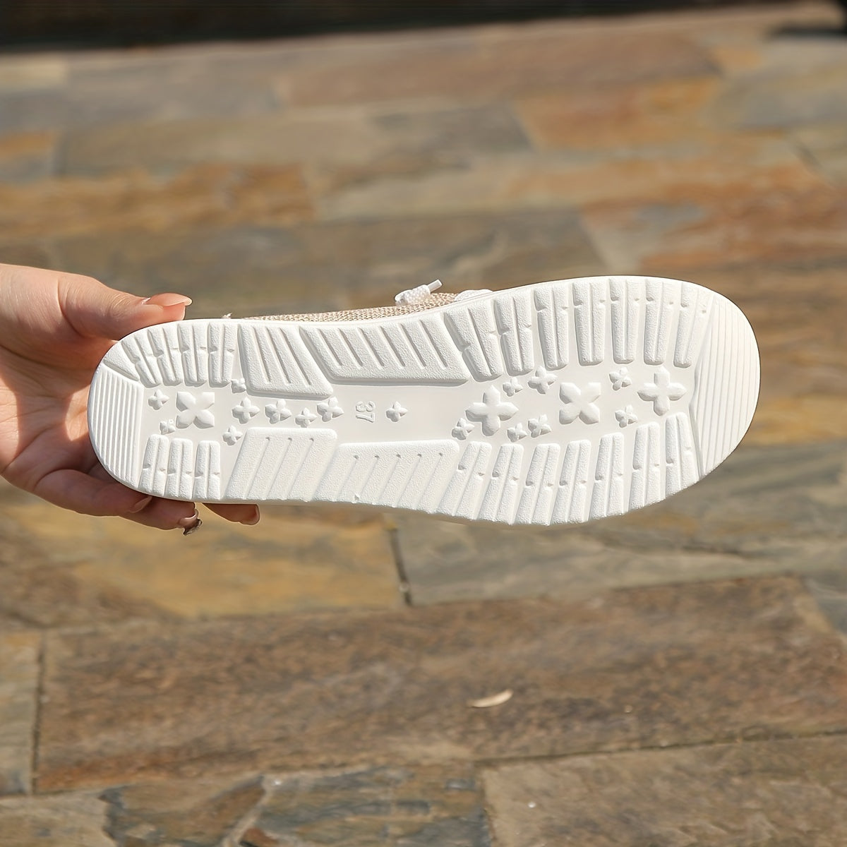 Women's Lightweight Canvas Lace-Up Sneakers