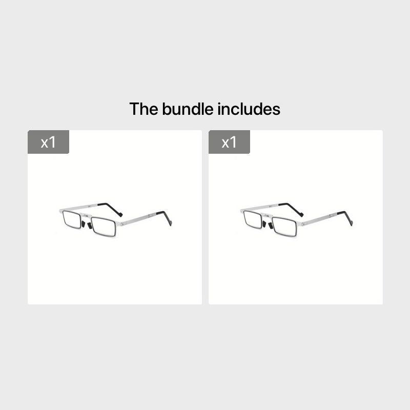 Middle Aged Elderly Folding Reading Glasses Anti Light Ultra light
