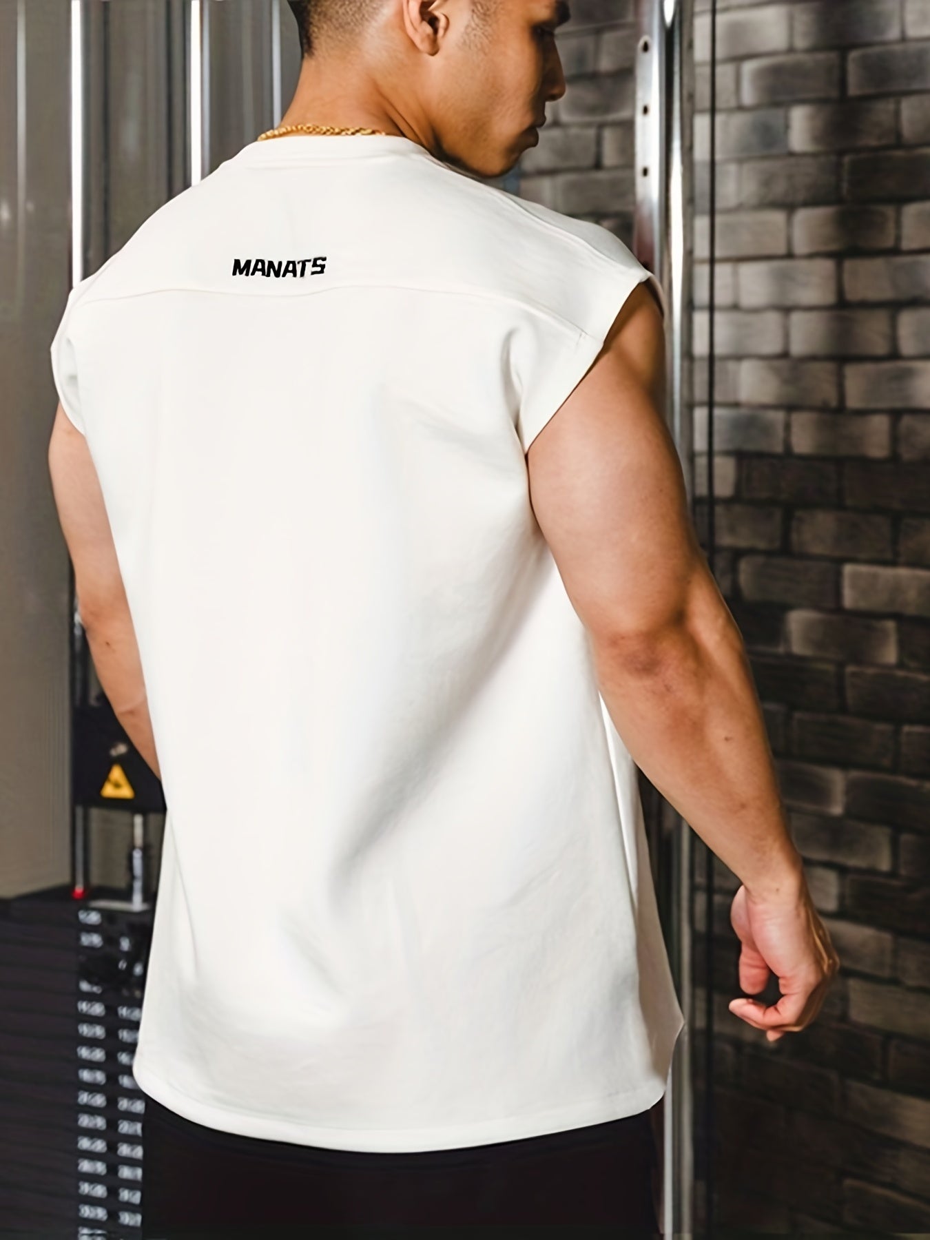 Men's Stretch Sleeveless Tank Top for Summer Gym Workout