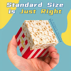 Popcorn Cube Creative Personality UV Printing 3D Building Block Toy