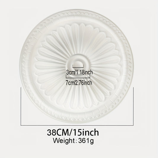 French Round Ceiling Style Decoration Lamp Plate
