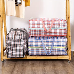 Large Moving Bag With Zippers & Carrying Handles Heavy Duty Storage Container