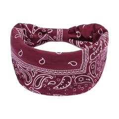 Sports Yoga Headband Flower Printed Quick Drying Hair Accessories
