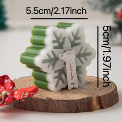 Christmas Snowflake Aromatherapy Candle Winter Decoration