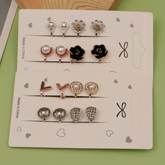4 Pairs Hypoallergenic Ear Clips For Teens Girls Celtic Knot Gothic