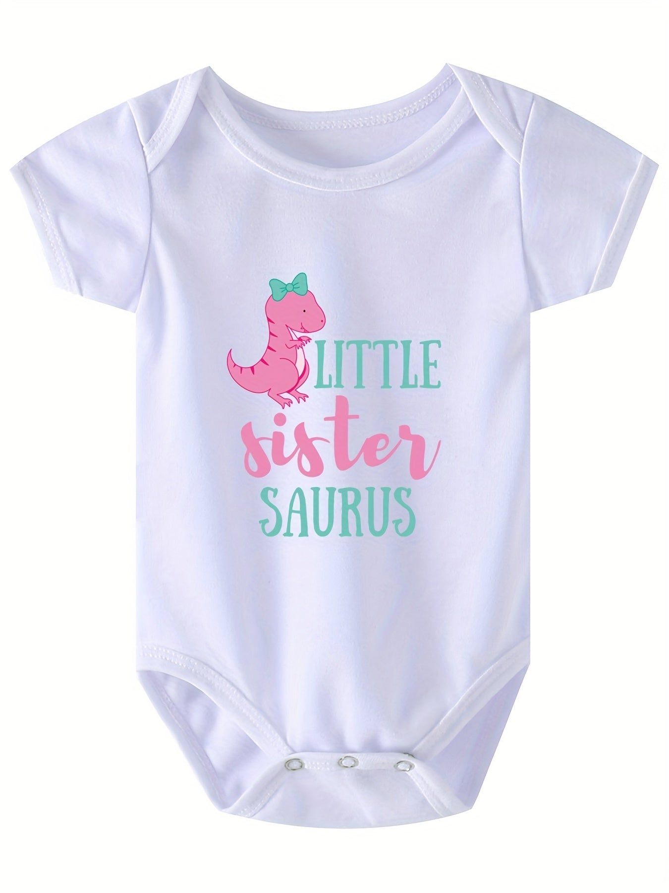 Dino Baby Romper Short Sleeve Newborn Jumpsuit