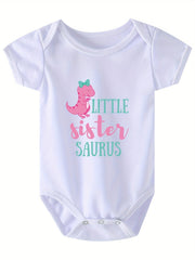 Dino Baby Romper Short Sleeve Newborn Jumpsuit