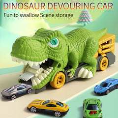 T-Rex Devouring Car Storage Toy - Dino Can Eat Car