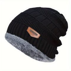 Winter Knitted Hat with Ear Protection for Outdoor Activities
