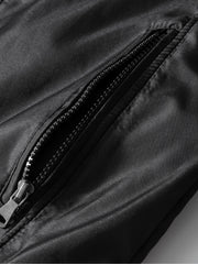 Men's Plush Winter Jacket Windproof Stand Collar