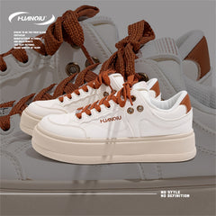 Women's Letter Pattern Thick Sole Skate Shoes